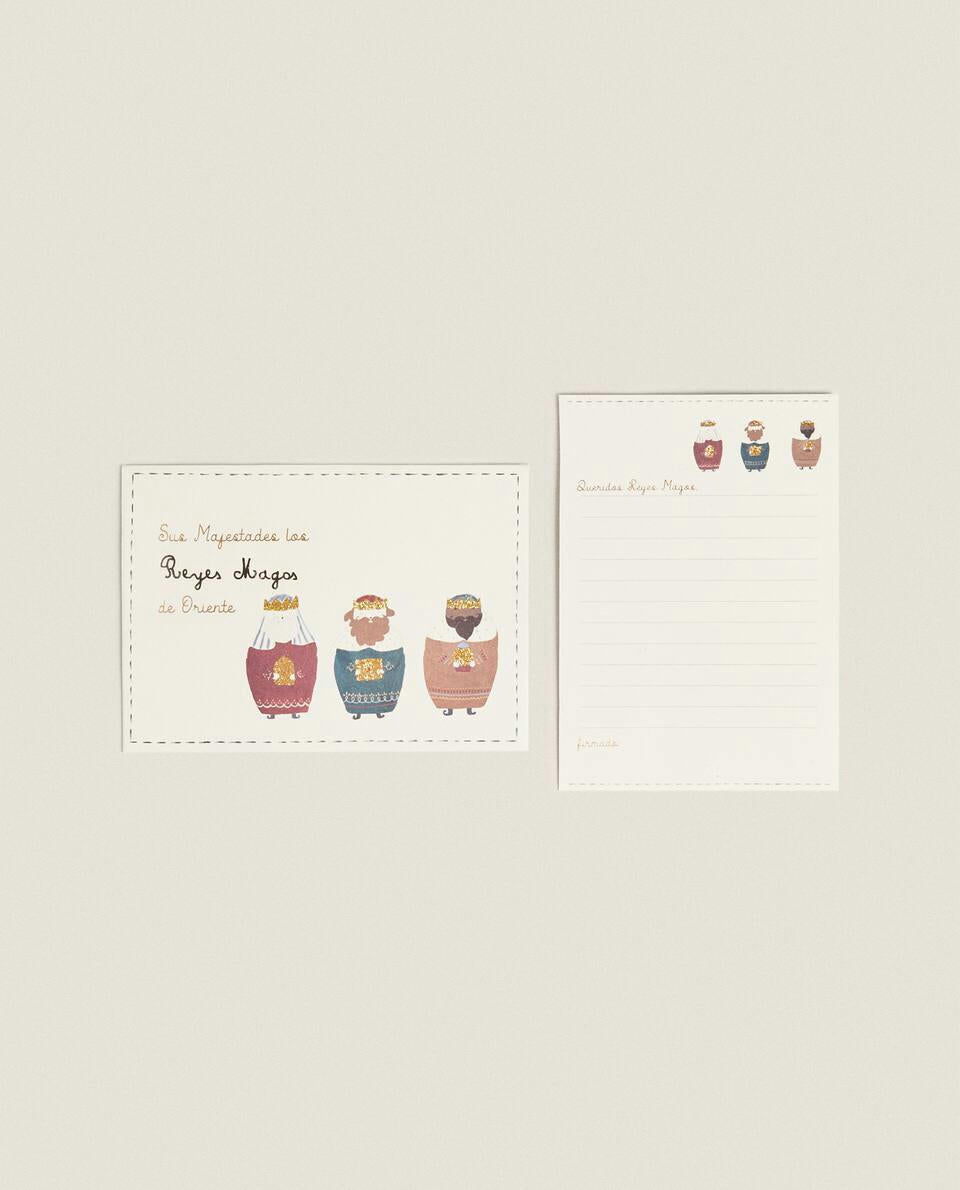 CHILDREN¡¯S THREE WISE MEN CHRISTMAS CARD SET
